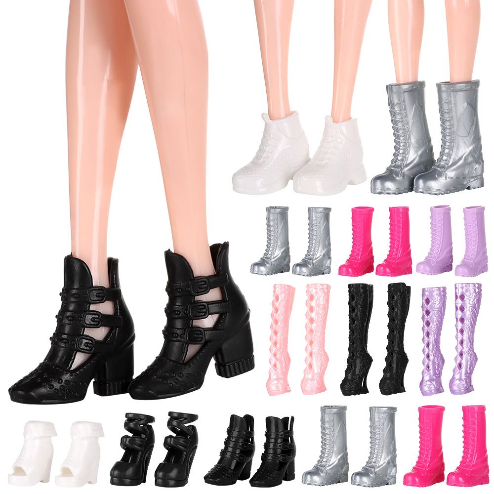 1Pair Doll Shoes Long Knees Bo - Sneaker Care Accessories 评论和价格