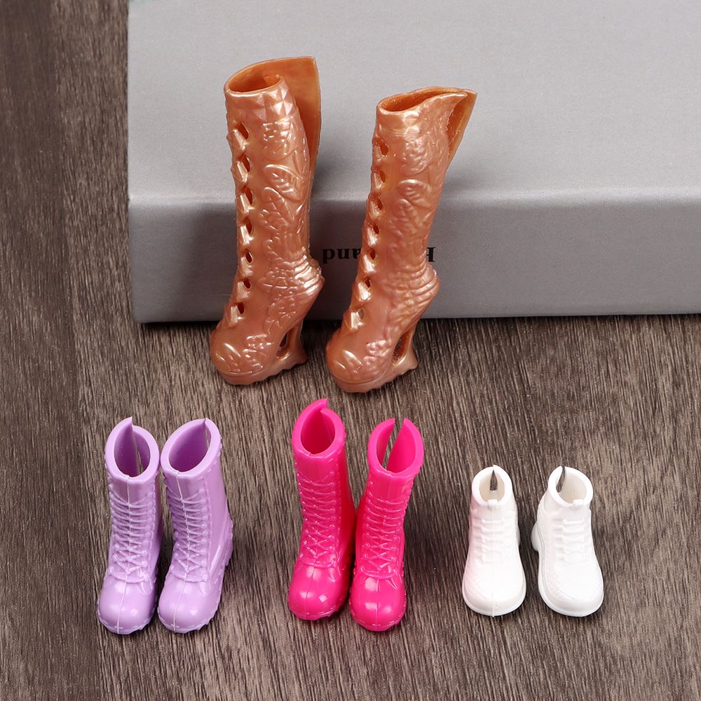 1Pair Doll Shoes Long Knees Bo - Sneaker Care Accessories 评论和价格