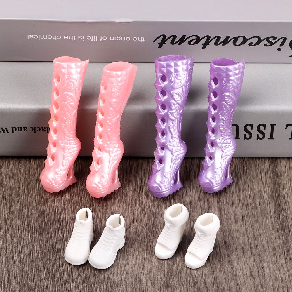 1Pair Doll Shoes Long Knees Bo - Sneaker Care Accessories 评论和价格