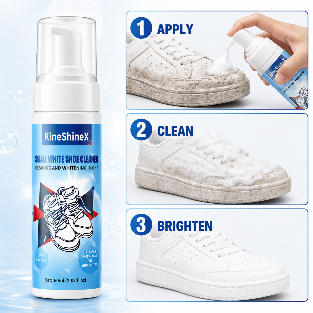 Gihen Shoe Cleaner Kits Water- - Sneaker Care Accessories 评论和价格
